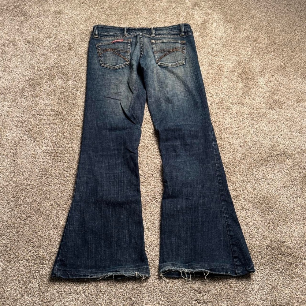 UISSOS CROSSHATCH LOW RISE BOOTCUT DENIM